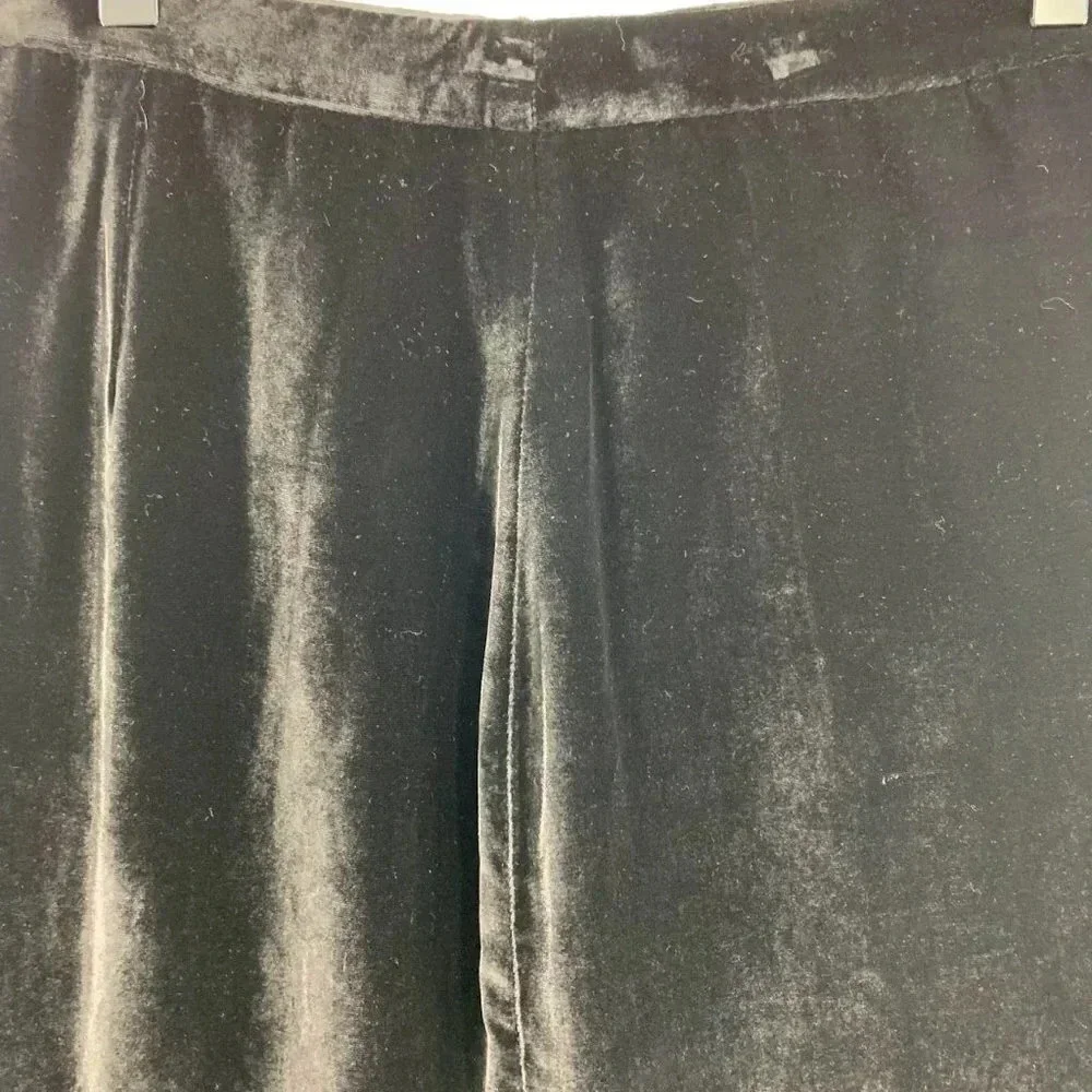 Madewell Women's Velvet Silk Blend Knee Length Pencil Slit Skirt Size 0‎
